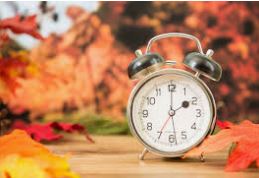 Clocks go back this Sunday November 1, 2020 at 2 a.m.
