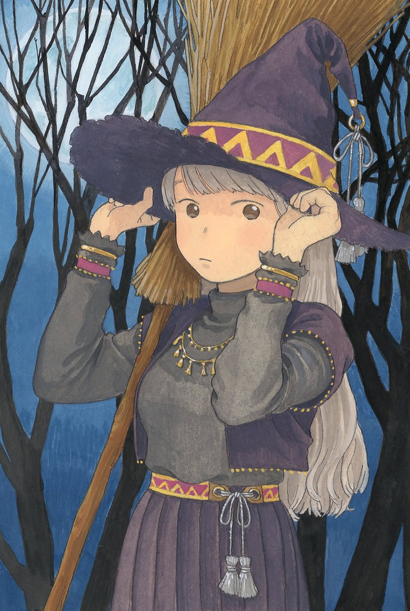 「人間界に行ったらお菓子たくさんくれるかな…
#Halloween  #ハロウィン」|わたなべ萌@ﾃﾞｻﾞﾌｪｽ両日 A-217のイラスト