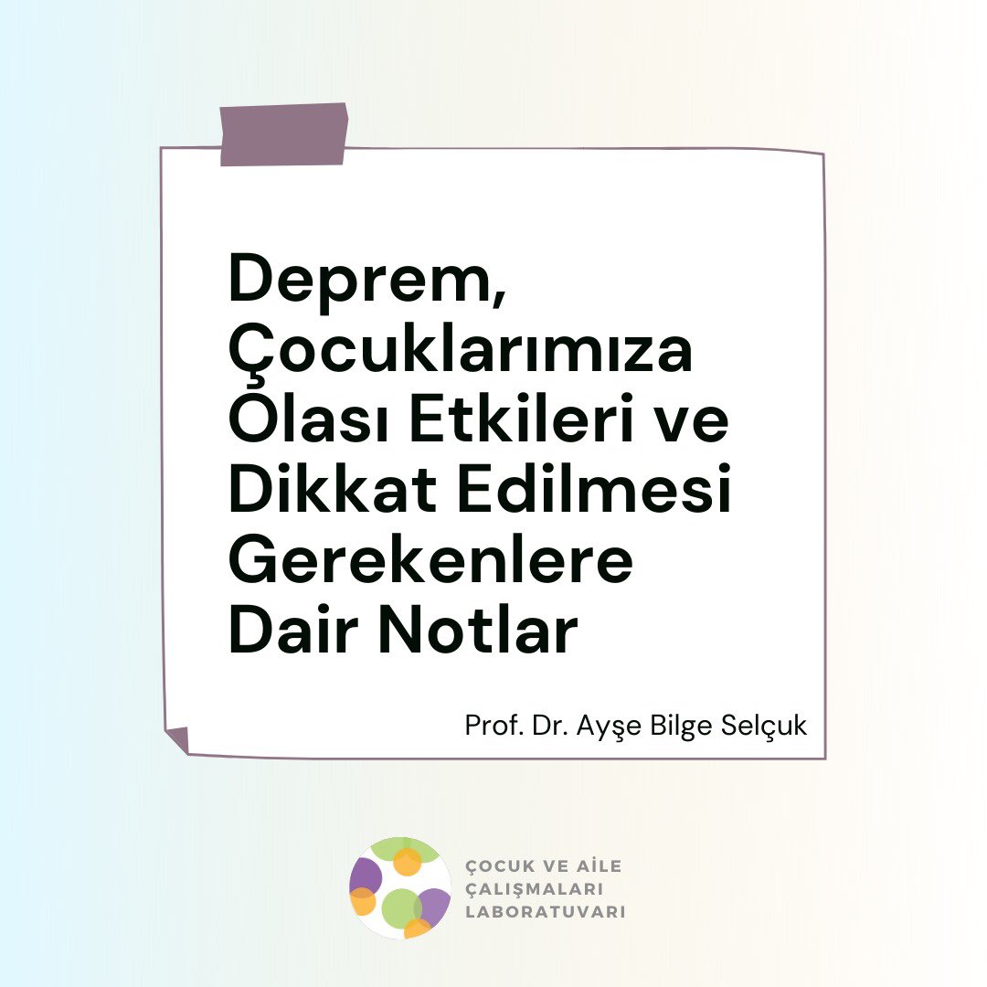 KU_CocukAile's tweet photo. İzmir’e ve ülkemize büyük geçmiş olsun diyor, yakınlarını kaybedenlerin acısını paylaşıyoruz.

Burada yazan bilgiler depremden genel olarak etkilenen çocuklar için yazılmıştır. Yakın bir kayıp ve yas olması durumunda söylenecek ve yapılacakları içermez. https://t.co/OJUrbg287H