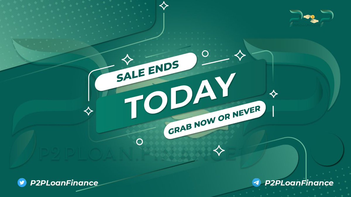 P2PLoanfinance's tweet photo. Grab P2PL Before its too late 😊 https://t.co/isLfsxey17