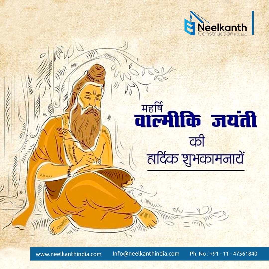 Neelkanthcpl's tweet photo. Warm wishes on the birth anniversary of the composer of the 1st Shloka of Sanskrit. Happy Valmiki Jayanti 2020!

#ValmikiJayanti #Ramayana https://t.co/Mp8Lg8euY0