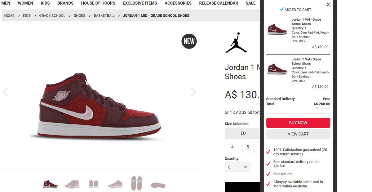 footlocker au jordan 1