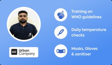 I got a Men's Grooming service from <a href="/urbancompany_UC/">Urban Company</a>  today. sumanth did a fab job and followed all the hygiene steps. I felt safe and at ease getting services done at home. Great job sumanth and hope you win the UC Safe Badge!
#BringHomeTheExperts