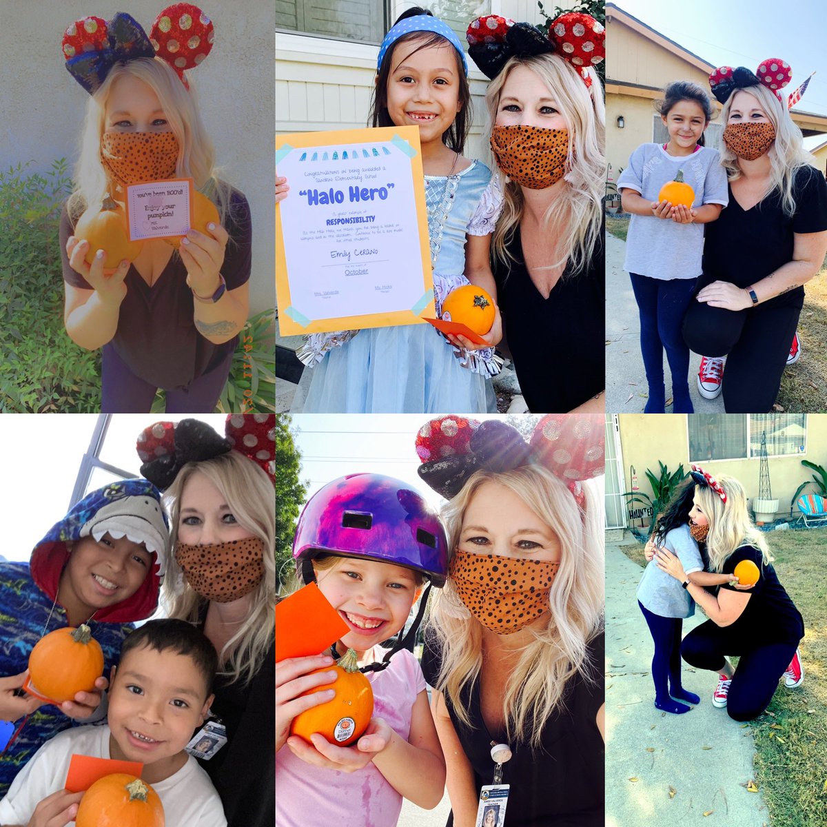 AimeeH20s's tweet photo. Home Visits to BOO my SwEeT 1st graders! They opened their front doors &amp; ran into my arms, shouting I❤️U from their windows, big bro who was my st a few yrs ago shouting I MISS YOU, smiles ear to ear and even a few tears  #WeAllNeededThis #WeArePBV #SandriniSaintsGoMarching https://t.co/TBssDj3bhs