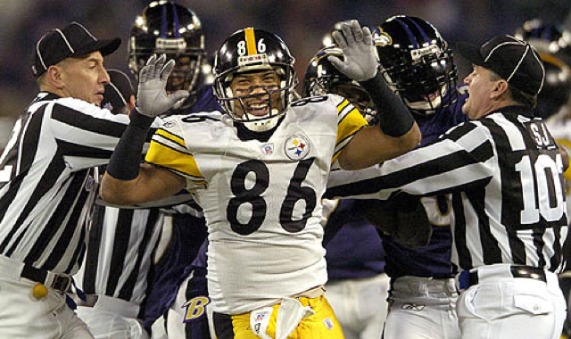 Steelersdepot's tweet photo. This guy REALLY liked playing against the Ravens #Steelers https://t.co/CFQFq4rrBJ