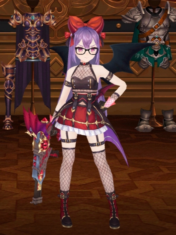 Cyphaerus's tweet image. Check out my favorite Halloween costume! She is a powerful DPS hero named Hanus! #Halloween #KINGsRAID