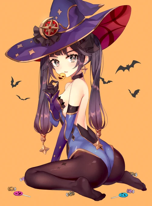 #原神 #ハロウィン 
Mona 