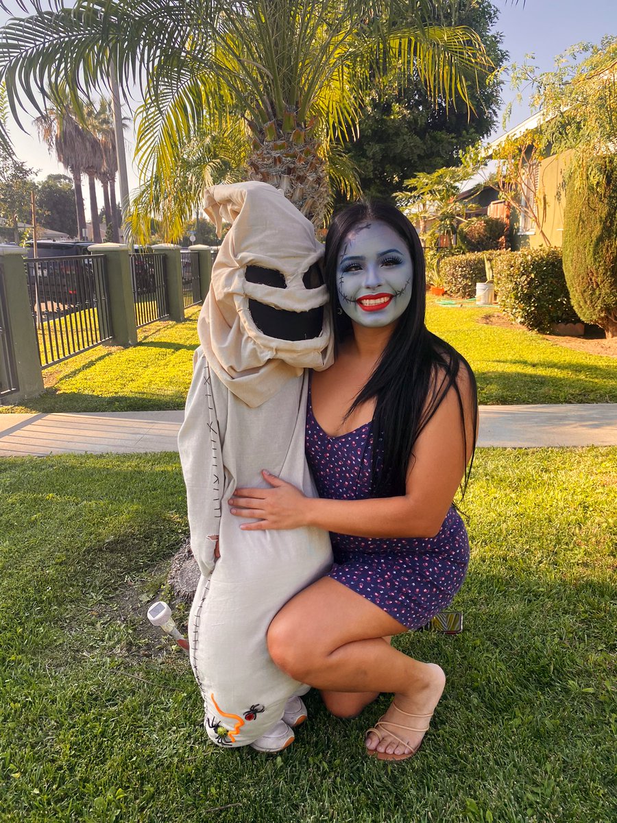 PrincessssVal's tweet image. After Benji realized he didn’t HAVE to be Spider-Man for Halloween I asked him what he wanted to be and he could pick ANYTHING. And with all the excitement in the world he said oogie boogie so that’s what we did 🎃