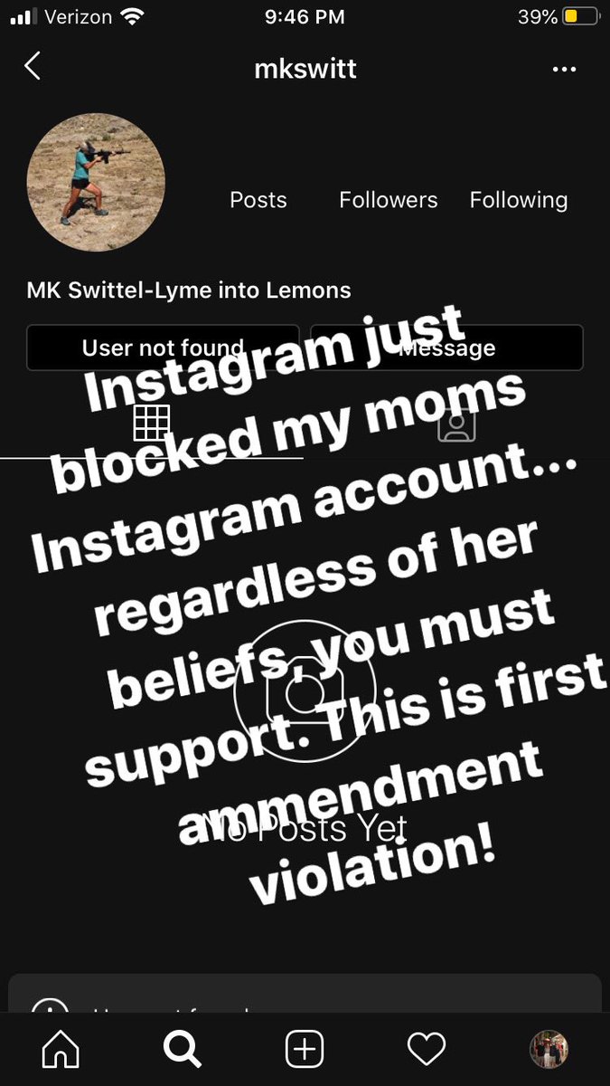 samswit13's tweet photo. Please spread the word. This is REAL. Social media is controlling what we post. Try to look up this account. Gone. #allvoicescount https://t.co/QTYzgtDfvA