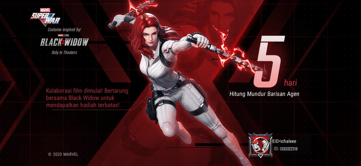ichaleee's tweet photo. Kolaborasi film dimulai! Bertarung bersama Black Widow untuk mendapatkan hadiah terbatas! https://t.co/turKJS2j4M