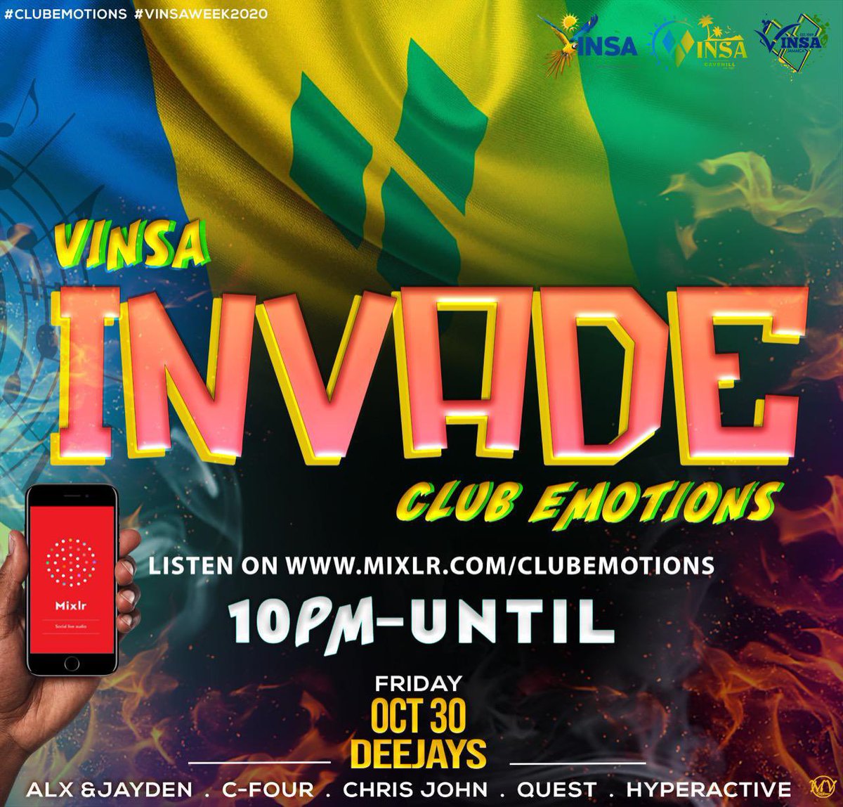 Club_Emotions's tweet image. Live With @djcfourofficial ‼️🔥🔥