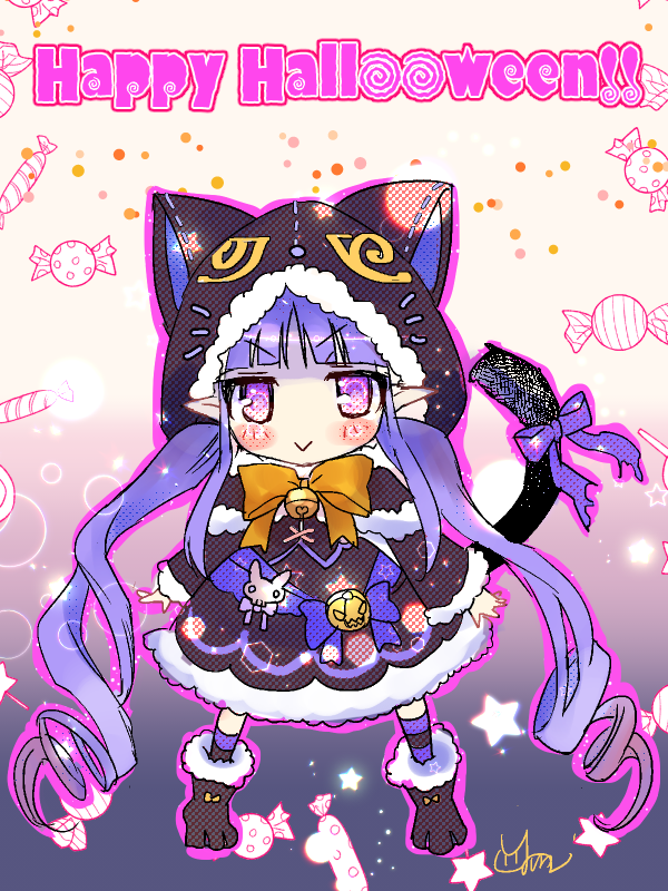 どうしてもハロウィンしたいけど、時間ないので同人誌に載せたキョウカちゃん塗りました。あと怒られた
#プリコネR #キョウカ 