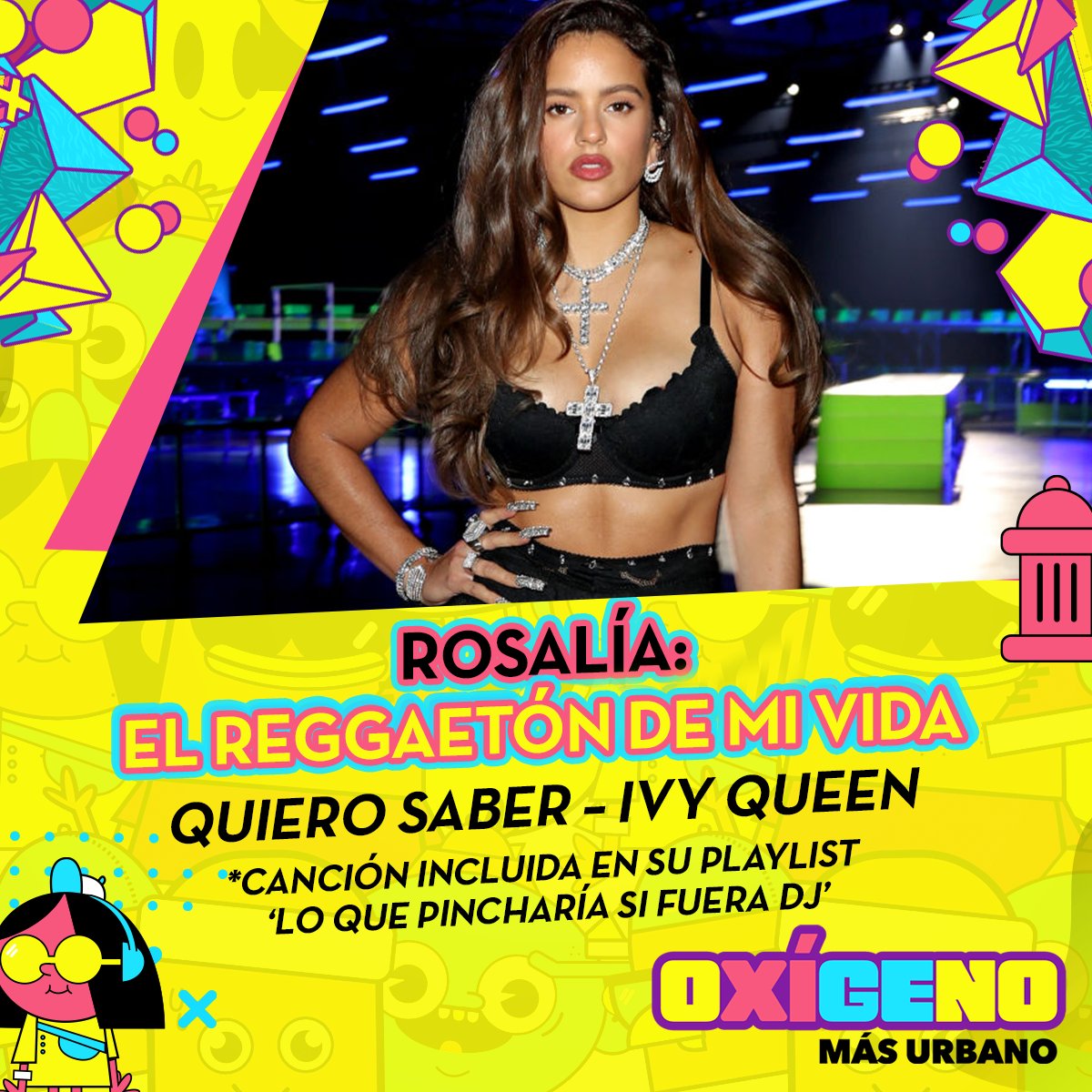 Y tú, ¿qué canción de reguetón pondrías si fueras el DJ de la fiesta? ¿La misma que <a href="/rosalia/">R O S A L Í A</a>?
#ElReguetónDeMiVida