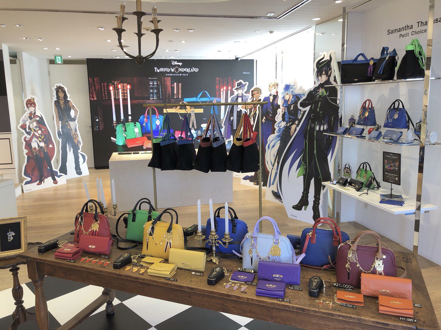 サマンサタバサプチチョイス サマンサタバサ 表参道gates ポップアップデジタルストアは本日10月31日 11月5日まで サマンサタバサプチチョイス ディズニー ツイステッドワンダーランド の世界観からインスパイアされた