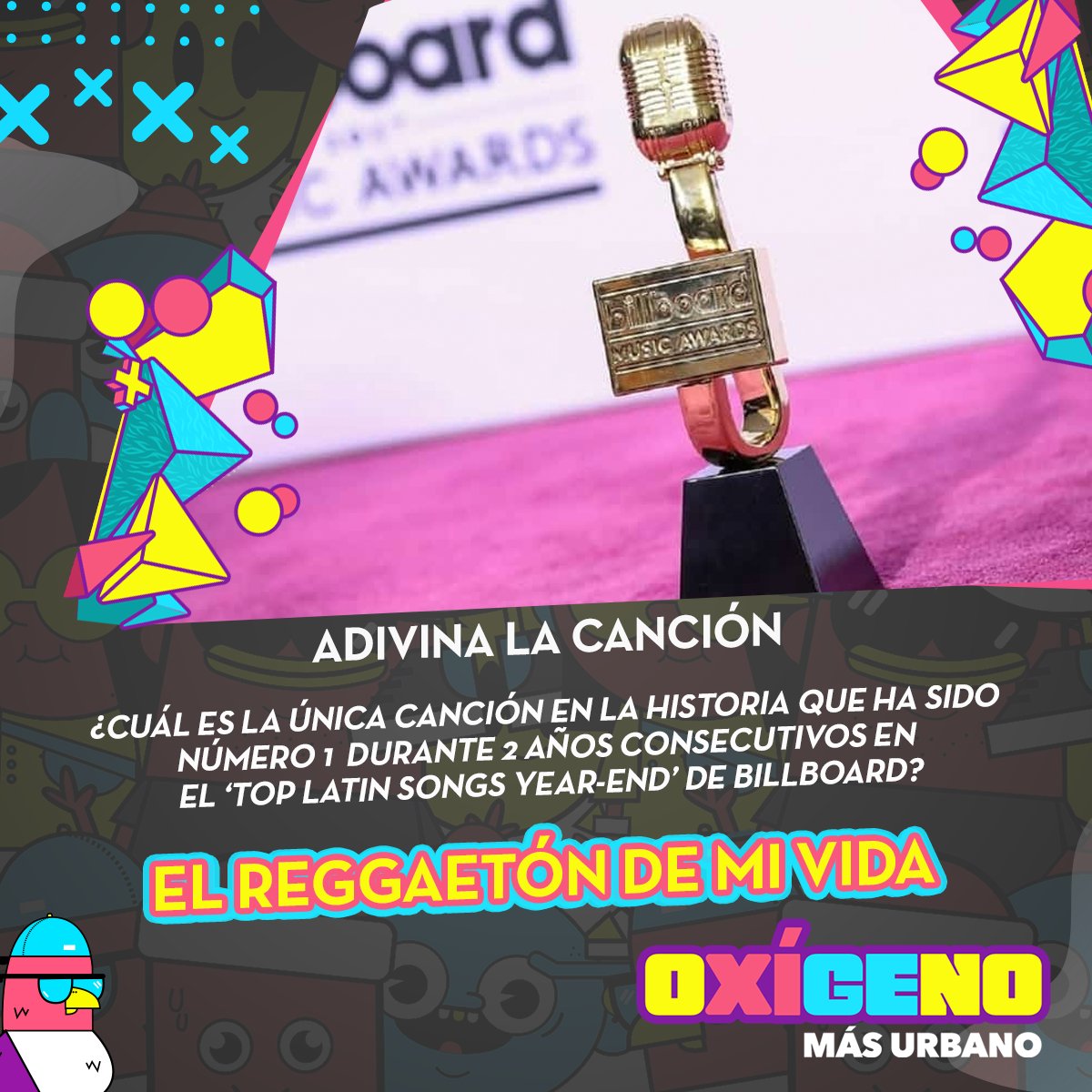 ¡Te retamos a que adivines cuál fue esta canción! Leemos las respuestas...
#ElReguetónDeMiVida
