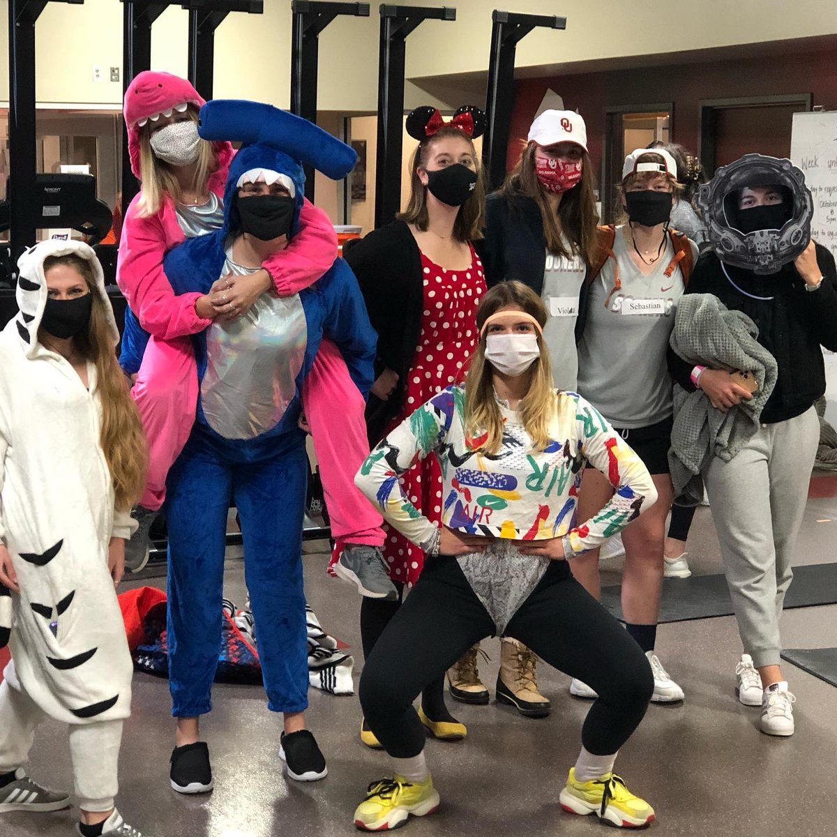OU_Rowing's tweet photo. Movie Night at the RTC: Hocus Pocus Edition 🎃 Happy Halloween! #RowU https://t.co/d3EJ4Ytc81