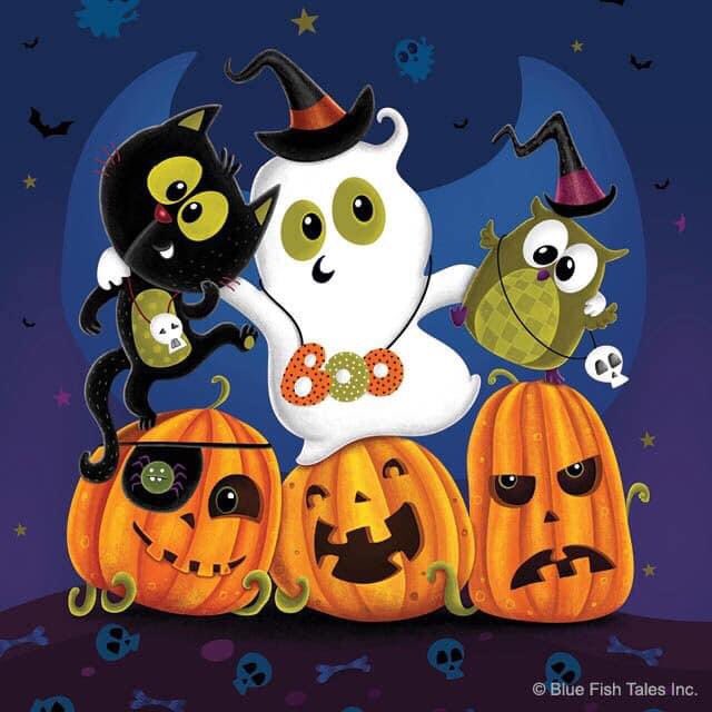 bluefishtales's tweet photo. As the dark nights draw near, have a memorable and spooktacular #Halloween!
Designed by: @bluefishtales
#HappyHalloween #Halloween2020 #HalloweenArt #treatsandtricks #HalloweenAtHome #spookynight #bluefishtales #bluefishdesigns #spookyart #artforchildren #characterillustration https://t.co/SDP38XcIgC