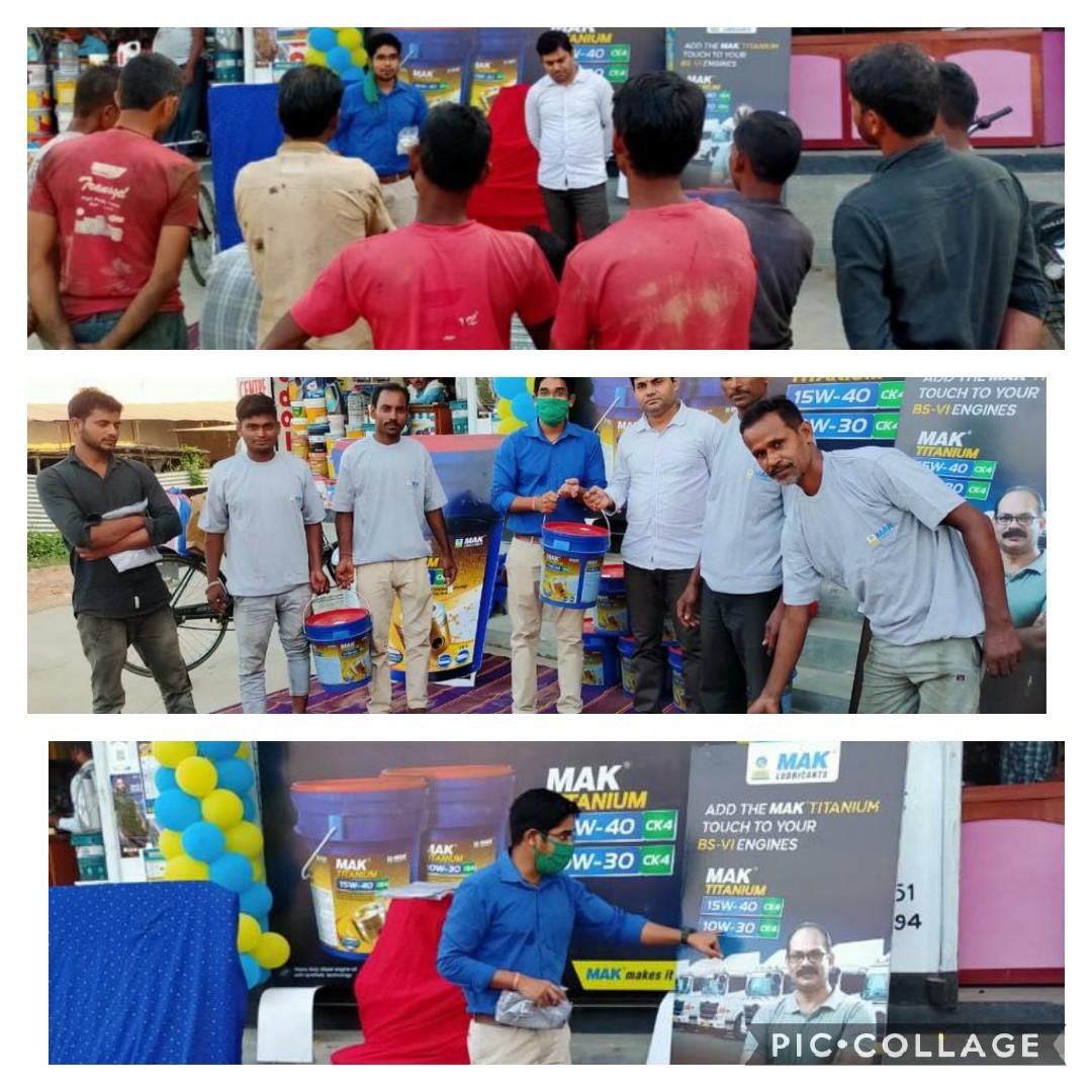 rajeevkumar2810's tweet photo. Patna Lubes Territory, Bihar
#MAKTITANIUM CK4 was launched at Muzaffarpur Sales Area under retailer M/s Sai Enterprises under PLD M/s A.K Enterprises.
Mechanics the soul driver of the campaign were the special invitee along with 2 big Fleet customers @BPCLMakLubes @BPCLMakLubes https://t.co/sQB8LV6QwS