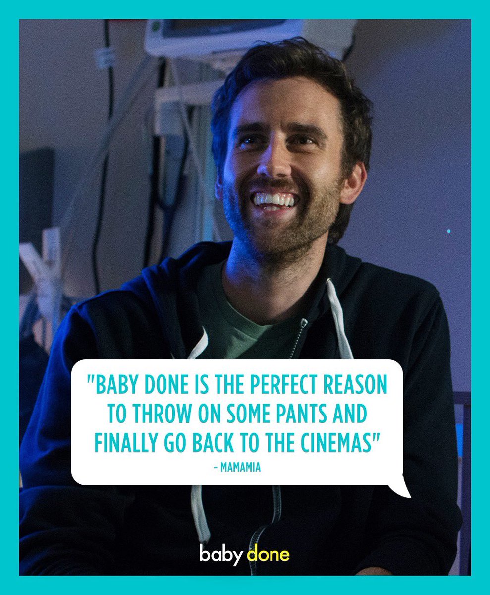 Or don't wear pants 👖 Just go see #BabyDone this weekend.