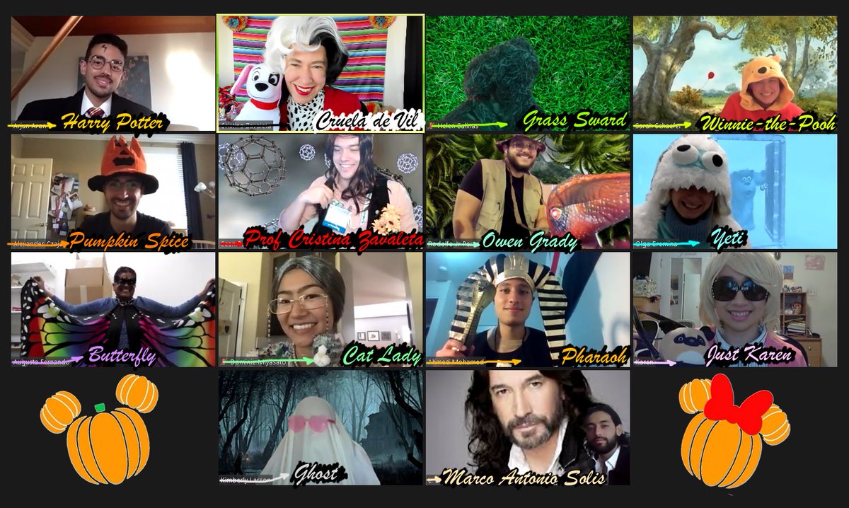 EreminaOE's tweet image. Halloween zoom! #Zlab is having fun and some practice 🎃🍂🍬 before the next year Halloween party at @USCBridge @uscbme @USCViterbi