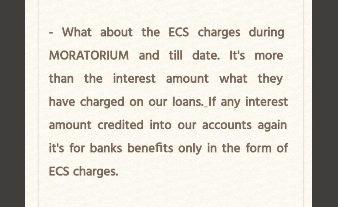 Prajrs's tweet photo. #moratorium3 #OperationHaftaVasooli #moratoriumExtention @RBI @indSupremeCourt @indSupremeCourt @nsitharamanoffc @nsitharaman @FinMinIndia @RahulGandhi @srivatsayb @PMOIndia @DasShaktikanta https://t.co/QtWJTKw0CQ