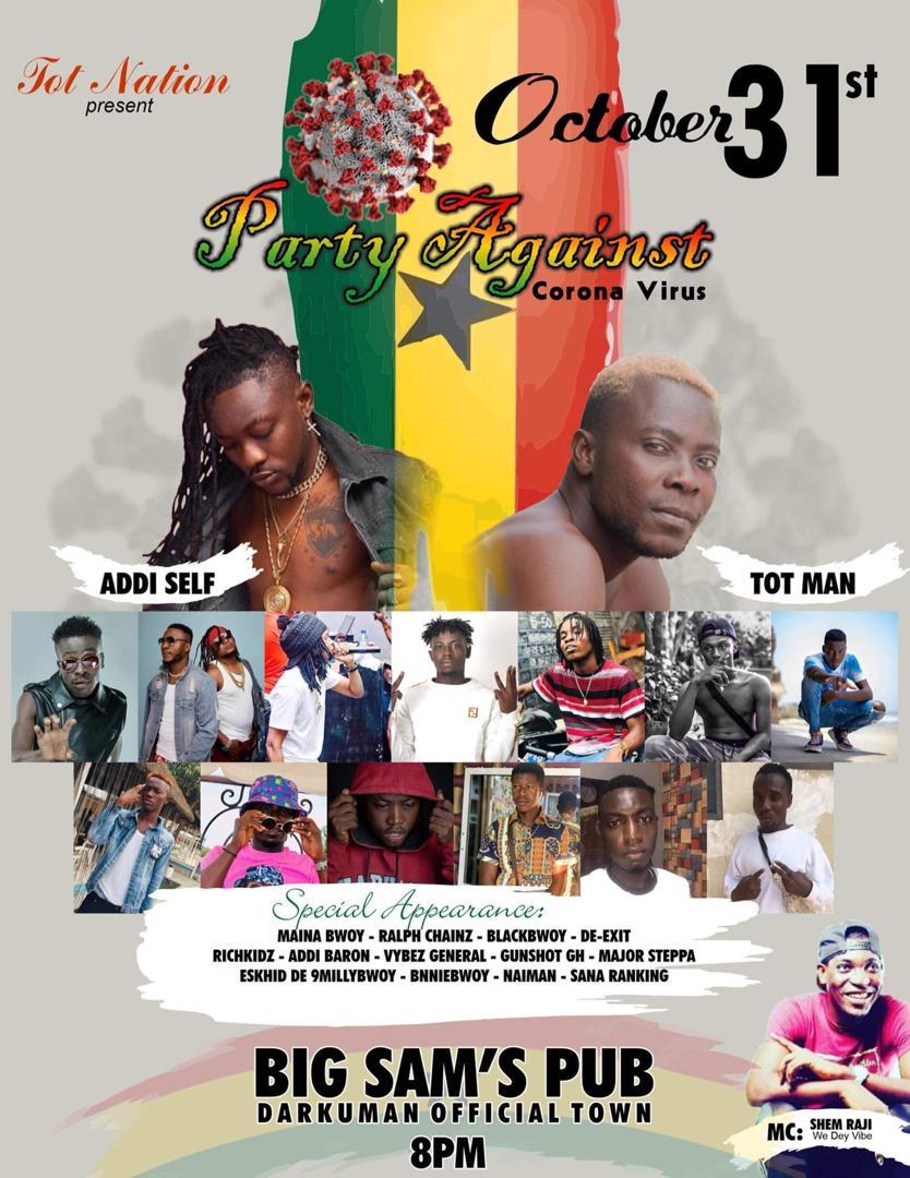 BrownGee17's tweet photo. Tonight.. Darkuman - Official Town  Be The Location, Inside Big Sam's Pub 💯🔥
So Tell A Friend To Another Friends To Come, Witness Something Nice From The Africa Dancehall Prefact- AddiSelf 💯🔥
#Fullyfocused     #SelfNation

#AYIDECHAW https://t.co/MNGGEaHXpt