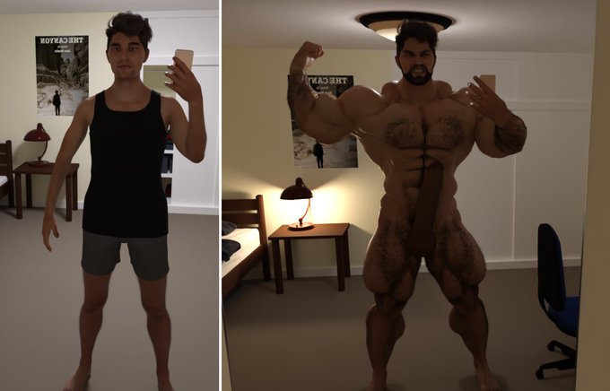 Looking back when I was weak and puny... I'm so ashamed! Now IM A FUCKING GOD WITH A HUGE FUCKING DICK<a href="/tag/bodybuilder"class="tags"><span>#bodybuilder</span></a><a href="/tag/stud"class="tags"><span>#stud</span></a><a href="/tag/hugedick"class="tags"><span>#hugedick</span></a><a href="/tag/musclegod"class="tags"><span>#musclegod</span></a>