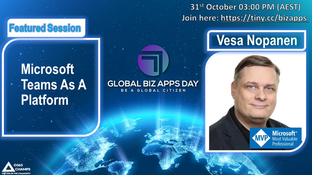 tracyvds's tweet image. I&apos;m on @vesanopanen &apos;s session for Global Biz Apps Day. #MicrosoftTeams as a Platform! What a great #LearningThroughSharing conference ⭐️