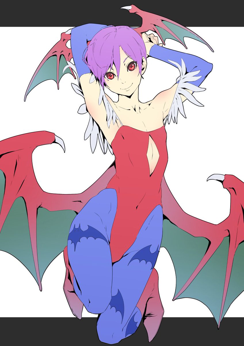 ハロウィンなので、ヴァンパイアセイヴァーのリリスちゃん