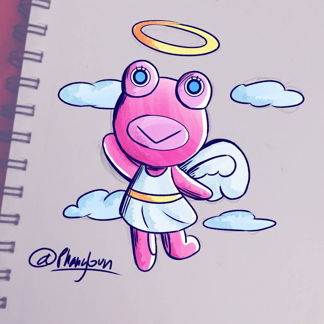 phanybun's tweet photo. 😇 Day 30: Peppy 😇
#animalcrossingnewhorizons #animalcrossing #digiralart #inktober #inktober2020 #inktoberprompts #inkart #animalcrossingcommunity #animalcrossingqrcodes #animalcrossingmemes #artist #artoftheday #day28 #halloween https://t.co/n8pwmFHuDf