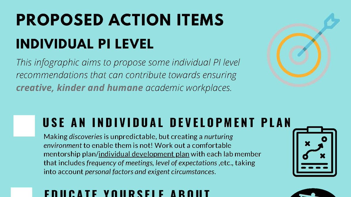 3/n This is in no way the first and by definition cannot be a final set of recommendations, so we have kept the infographics open for comments, *especially* ideas towards making the recommendations more  #actionable Please share your ideas with us!  https://bit.ly/34ErGmu 