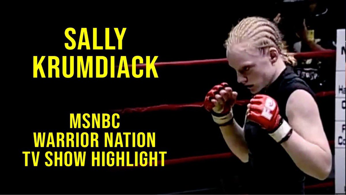 CharliesCombatC's tweet photo. Check out WMMA pioneer @sallykrumdiack in this YT video: https://t.co/5JxT2JAYo7 https://t.co/fLBUqP7zkZ