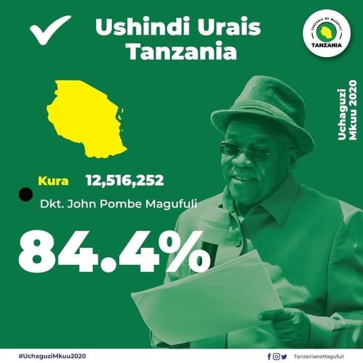 CnddFdd's tweet photo. #Burundi: Chama tawala cha @CnddFdd kinatoa pongezi kwa Rais Mteule wa Jamhuri ya Muungano wa #Tanzania Dkt John Pombe Magufuli na  @ccm_tanzania. We congratulate all Tanzanians for the successful and peaceful election proccess. #UchaguziMkuu2020
#TusongeMbelePamoja #KaziIendelee https://t.co/ukc9LVidzH