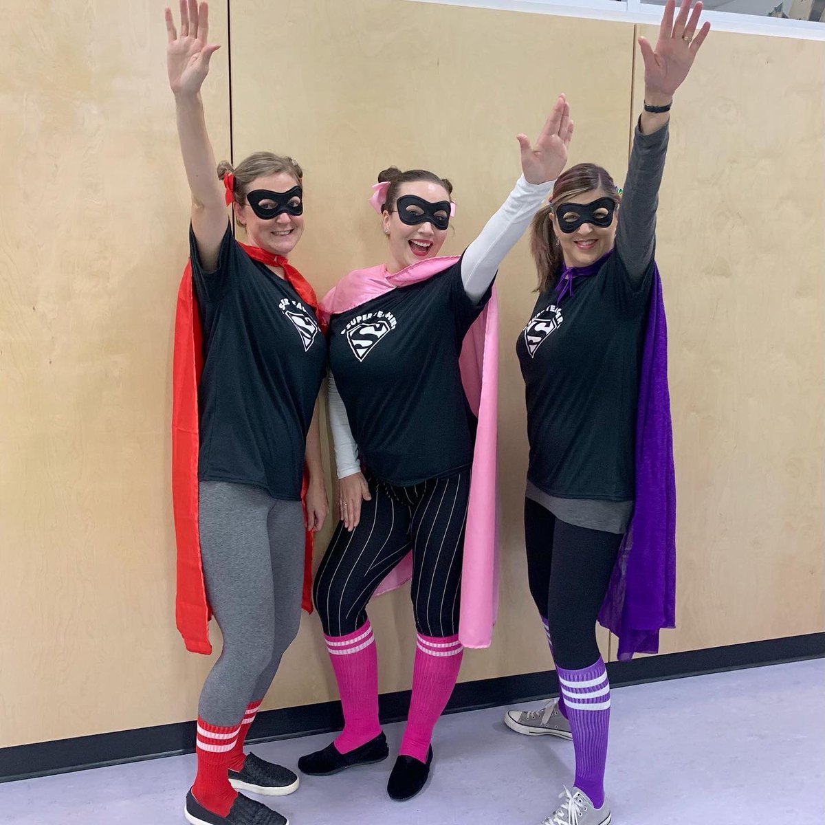 TessCharb's tweet photo. We teach what’s your super power? #HappyHalloween #Kindergarten #sd42 @sd42news @cusqunela https://t.co/mfAnkmSU9i