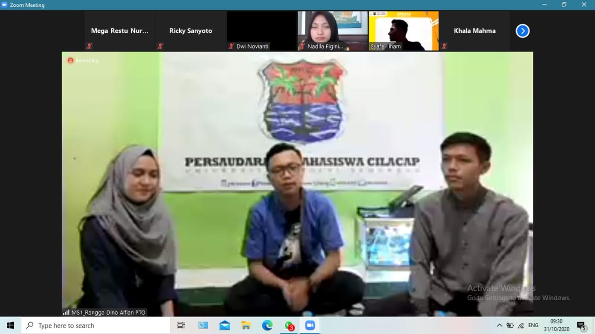 pmcunnes's tweet photo. [Dokumentasi kegiatan Webinar PMC Unnes 2020]

Terimakasih kepada semuanya yang telah berpartisipasi dalam kegiatan ini, sampai jumpa kembali di kegiatan dan pertemuan berikutnya

Find us on:
Ig/tw: @pmcunnes 
Fb: Persaudaraan Mahasiswa Cilacap

#pmcunnes
#Webinar
#WebinarPMC https://t.co/oBx3KoVNtL
