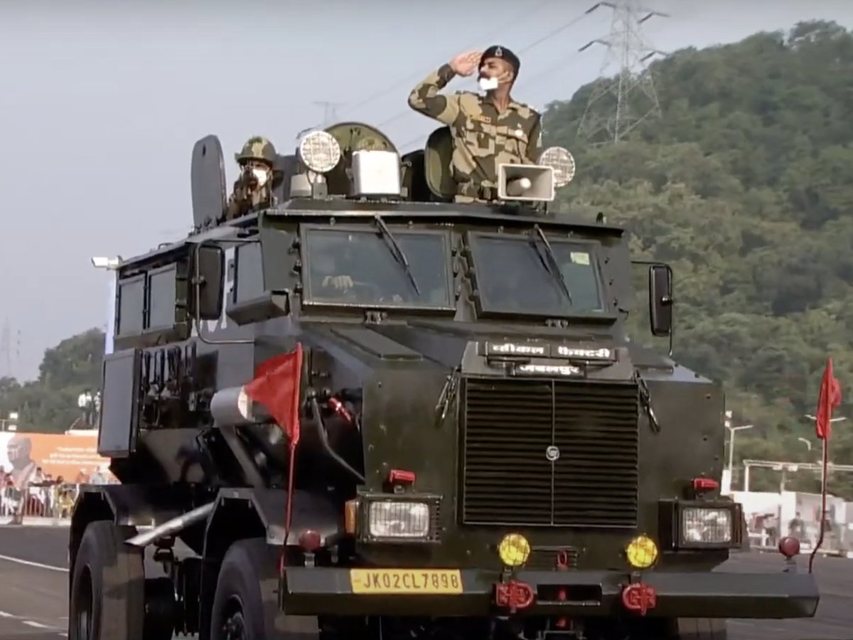 Border Security Force's (BSF) Mine protected vehicle (MPV)