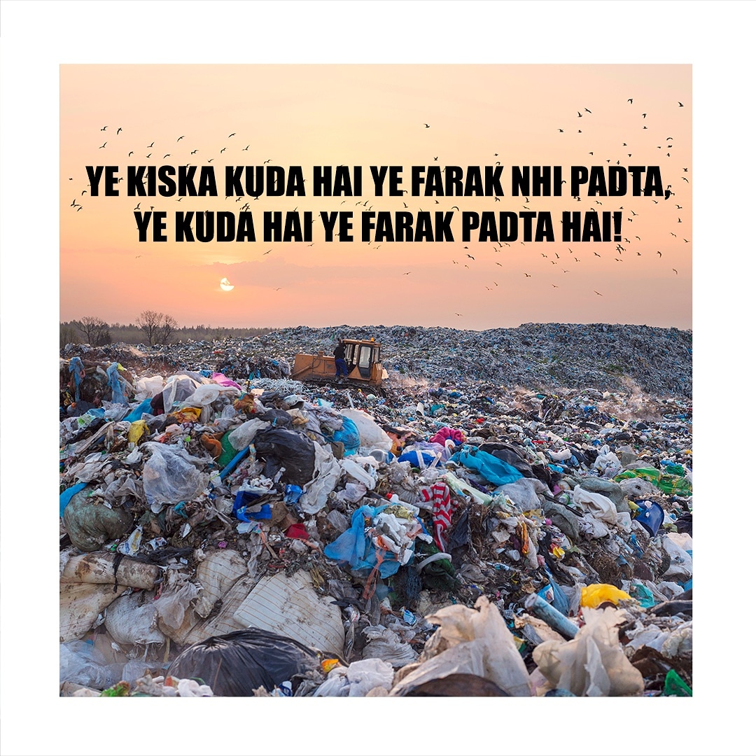GharSimple's tweet photo. Sabko hisab chukana pdega!!

#mirzapur2 #mirzapurseason2 #mirzapurmemes #garbage #wastefree #wastefree #indiapictures #indiapollution #indiatravelgram #india #saveindia #saveearth #landfill #landfills #swachhbharat  #simplesaghar #indianblogger #delhipollution #delhibloggers https://t.co/7aCZhFWPHV