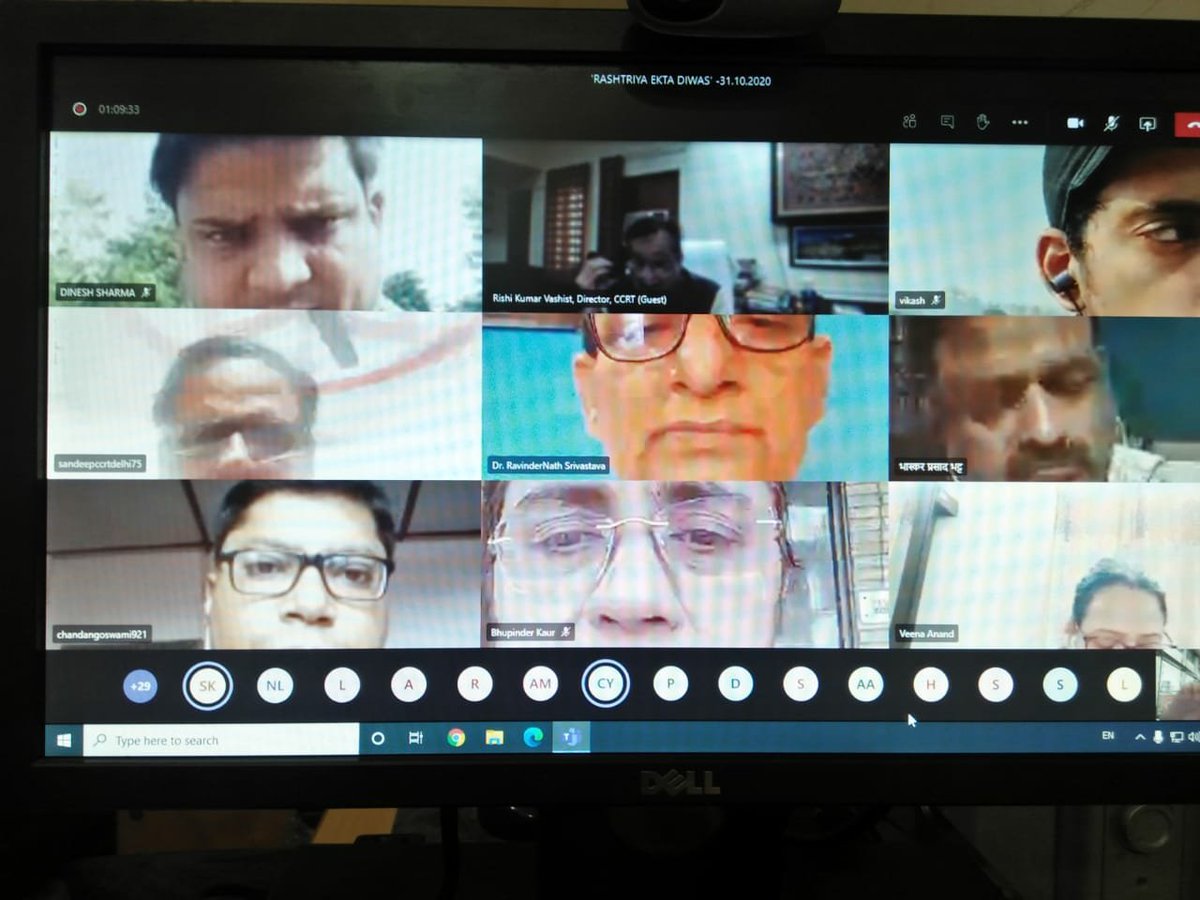 CCRTNewDelhi's tweet image. एकता दिवस शपथ ग्रहण कराई व सभी को भारत की सुरक्षा,  एकता और अखंडता हेतु निरंतर कार्य करने के लिए प्रोत्साहित किया।

#pledgeforunity
#SardarVallabhbhaiPatel

@prahladspatel 
@MinOfCultureGoI 
@hemlatasmohan 
@rishivashistdir
@CCRTNewDelhi