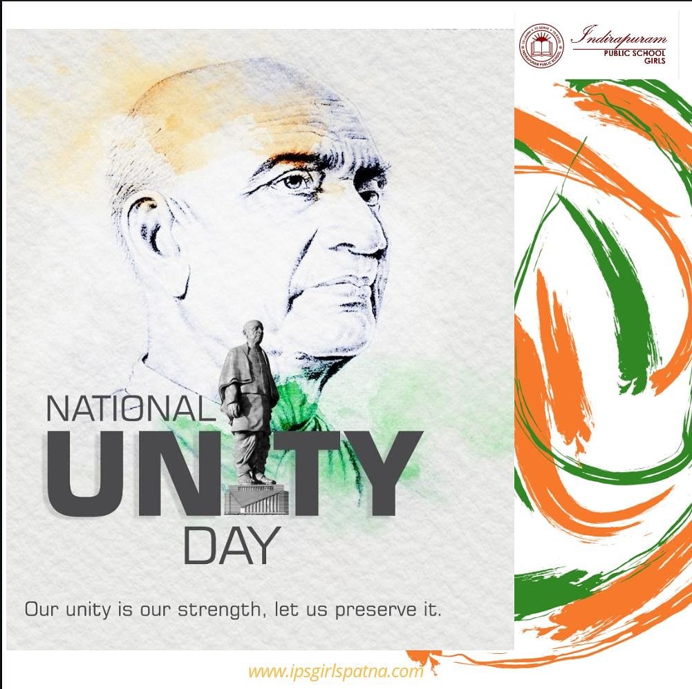 ipsgirlspatna's tweet image. National Unity Day or Rashtriya Ekta Diwas is celebrated on October 31 every year to mark the birth anniversary of Sardar Vallabhbhai Patel.
Let us unite and work for the progress of nation and help in creating structure of the future.
#VictoryInUnity #ipsgirlsrock