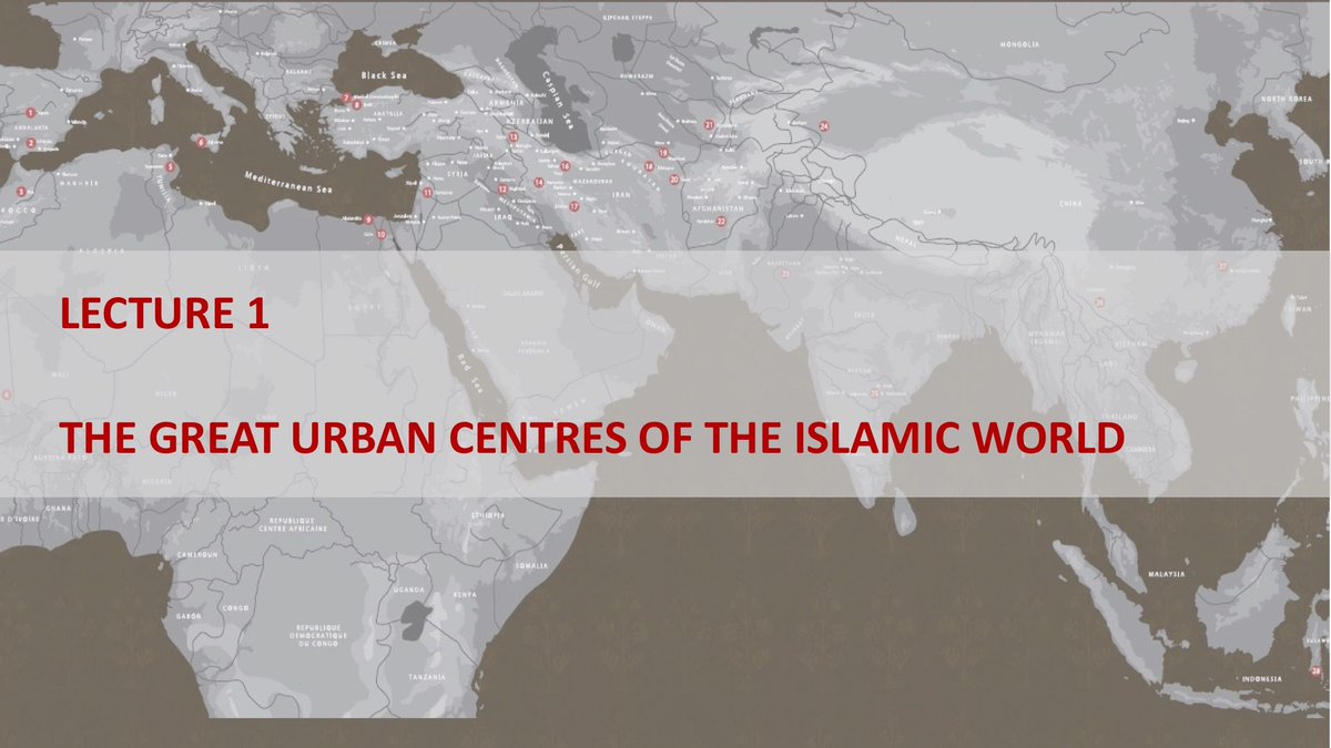 archnet's tweet image. “The Great Urban Centres of the Islami World” is the first of 10 presentations on Architectural &amp;amp; Urban Forms of the Islamic World, developed by @ArCHIAMcentre for use at home or in the classroom! buff.ly/2J9SXF8 #UrbanOctober #WorldCivilization #WorldCitiesDay #History