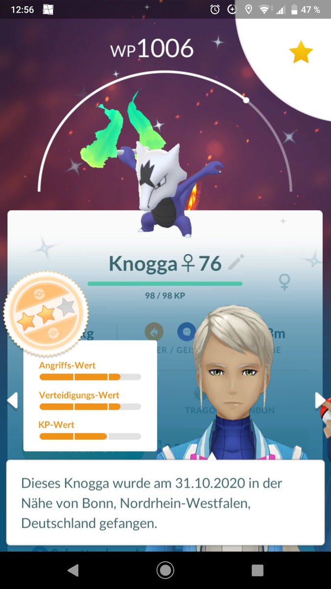MrItaloFreak's tweet photo. Happy Halloween!
Heute ein #Hundo #Ninjatom und zwei schöne #Shiny #Alola #Knogga gefangen!
Und mein Lucky Dex mit drei neuen #Glücksi erweitert.
So...
Nun den sonnigen Tag genießen 🥰
#PokemonGO #Koenigswinter #PokemonGoshiny #shinypokemon #PokemonGOHalloween https://t.co/t431UVhR8P