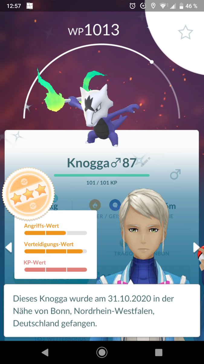 MrItaloFreak's tweet photo. Happy Halloween!
Heute ein #Hundo #Ninjatom und zwei schöne #Shiny #Alola #Knogga gefangen!
Und mein Lucky Dex mit drei neuen #Glücksi erweitert.
So...
Nun den sonnigen Tag genießen 🥰
#PokemonGO #Koenigswinter #PokemonGoshiny #shinypokemon #PokemonGOHalloween https://t.co/t431UVhR8P
