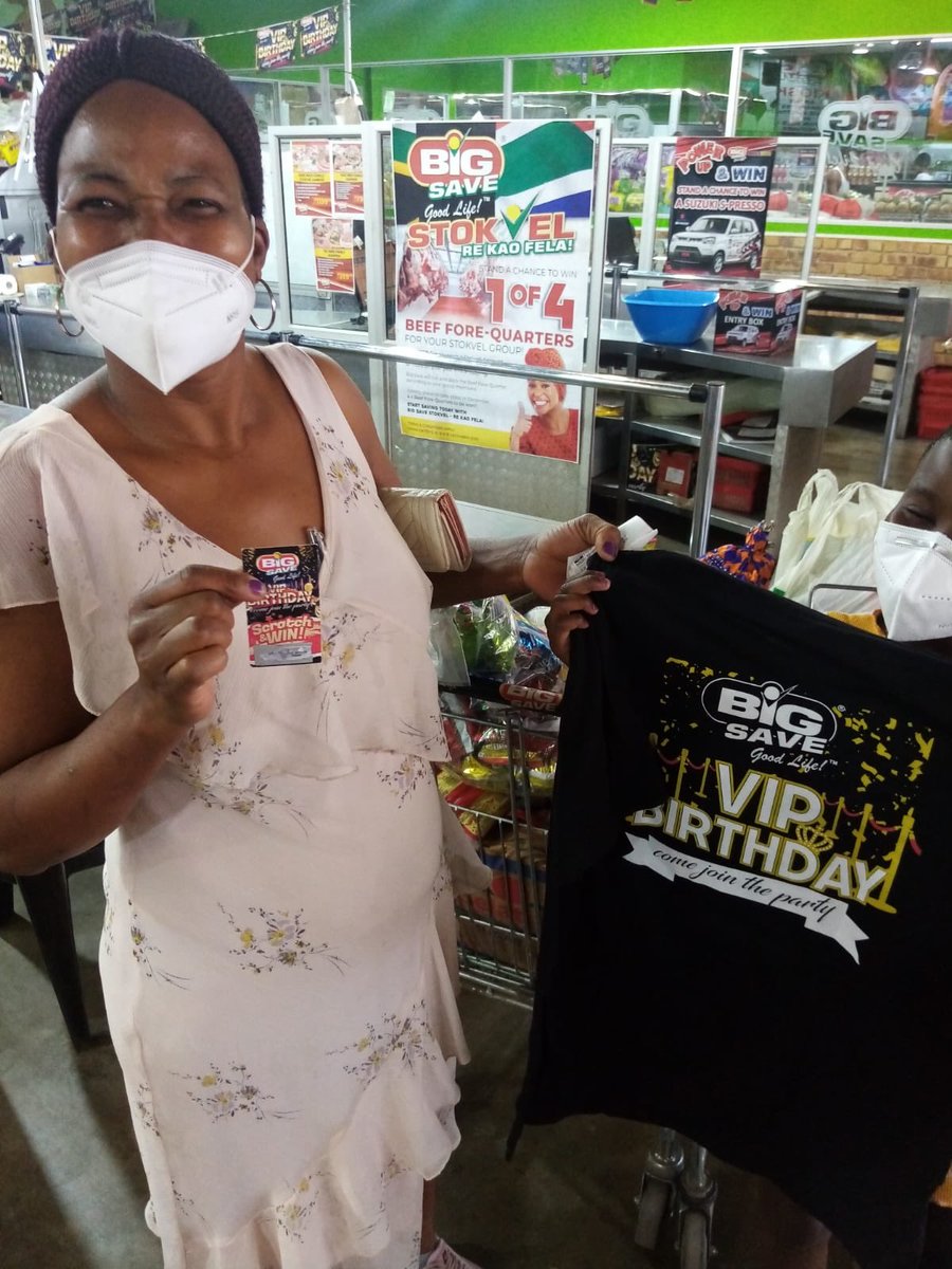 big_save1's tweet photo. Remember our current VIP Birthday special is available until the 14th November 2020!
Remember when you spend R2000 or more during our birthday promotion you will receive a Scratch and Win card, where you can WIN various prizes!
#bigsave #vipbirthday #bigsavegoodlife https://t.co/5mvx3lunL2