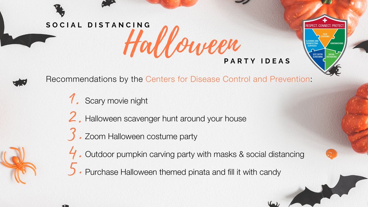 BASFCorporation's tweet photo. Happy Halloween! 🎃 Whether you plan to celebrate at home or with others in your community, there are steps you can take to ensure everyone's safety. Check out these fun and spooky suggestions from @CDCgov for inspiration! #BASF_PledgeToProtect https://t.co/ac6TtzDuhn