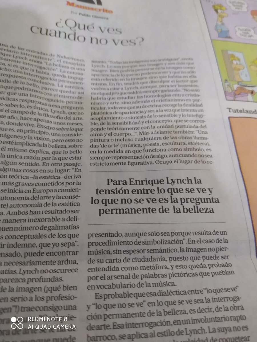 En La Nacion han sido muy generosos conmigo. Mi padre solía decir que los Lynch me no eran del gusto de los Mitre. Albticias! Se ha roto el maleficio!