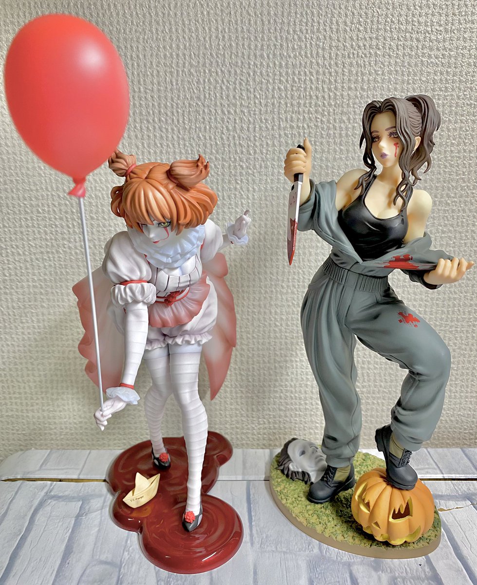 ট ইট র タォニァ ペニーワイズがハロウィンにピッタリって言ったけど もっとピッタリな娘いた ジェイソンさんの次に好きな美少女 Horror美少女 ホラー美少女 Halloween マイケルマイヤーズ ペニーワイズ It ホラー映画 ハロウィン コトブキヤ