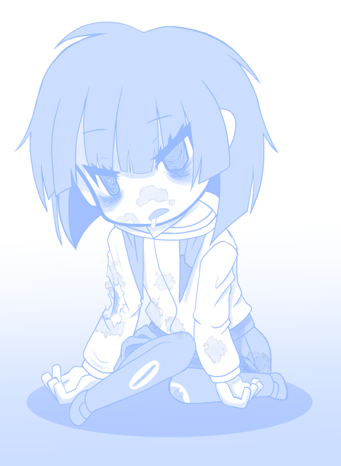 ハロウィンだからゾンビ少女を描いてもいいな、という理屈を思いついたのでゾンビ少女です
優れた参考資料を得た結果、生々しさがぐっと増してゾンビ少女っぽくなったと思うのですがいかがか 