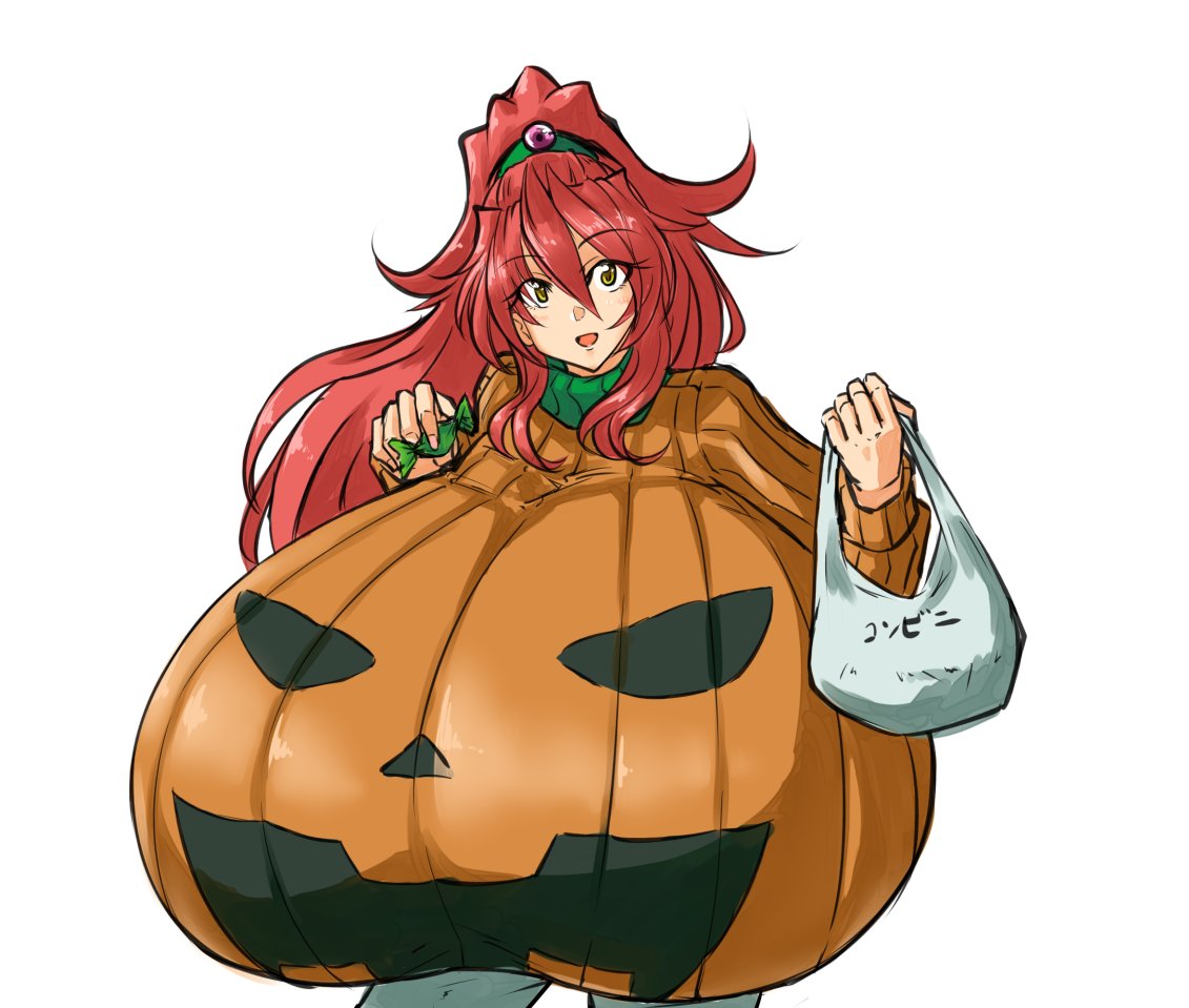 私は何回かぼちゃセーター描くんだろう 