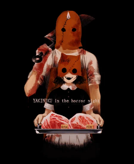 ハロウィンなので焼肉ホラーナイトな鬼マキちゃんをそっと再掲〜??
昨年の先生の落書き(ではない)ハロウィン補佐官も最っっ高でしたね。危ないお肉屋さんの。 