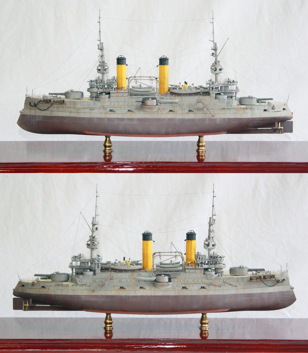 TRUMPETER 1/350 Russian Navy Battleship Tsesarevich 1904.ver 完工